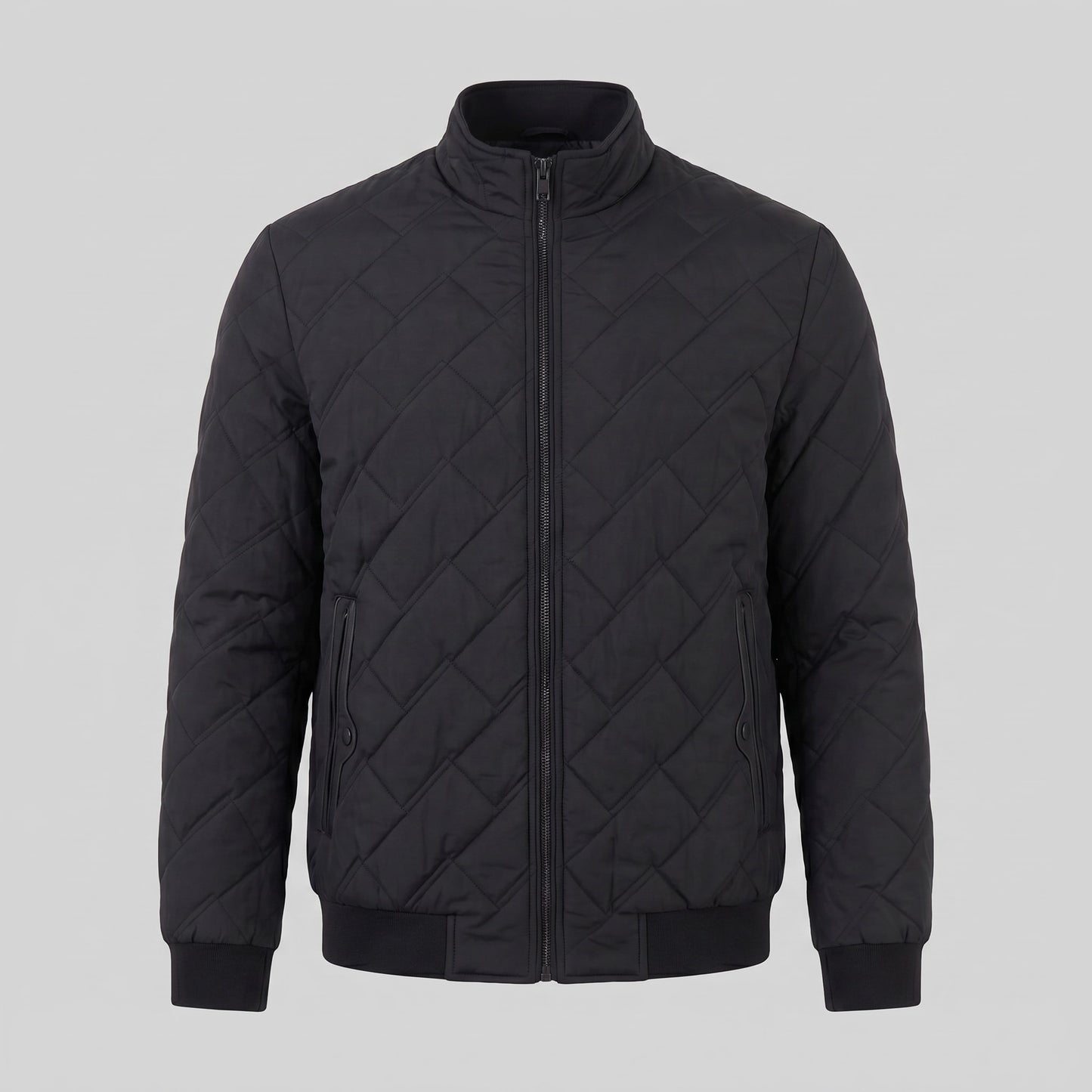 Herren Steppjacke mit Reißverschluss | Wolf_5
