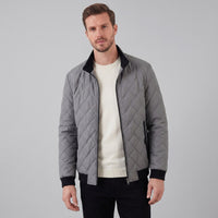 Herren Steppjacke mit Reißverschluss | Wolf
