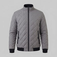 Herren Steppjacke mit Reißverschluss | Wolf