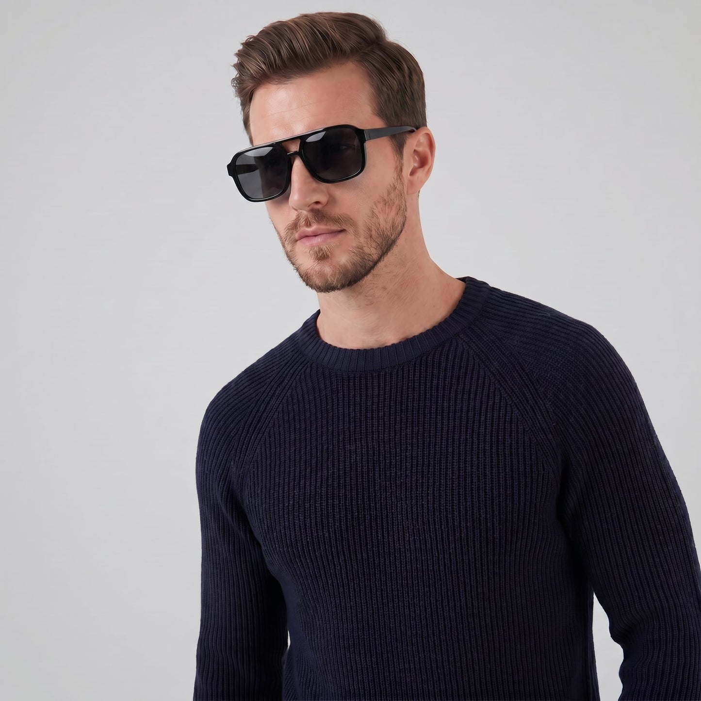 Herren Sonnenbrille Vintage mit eckiger Fassung | Harald_4