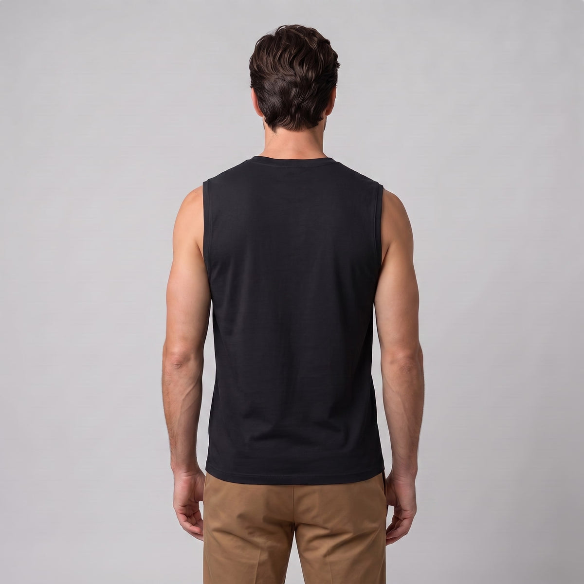 Herren Baumwoll-Tanktop mit Rundhalsausschnitt | Richard