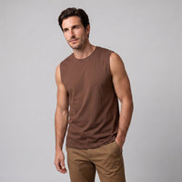 Herren Baumwoll-Tanktop mit Rundhalsausschnitt | Richard