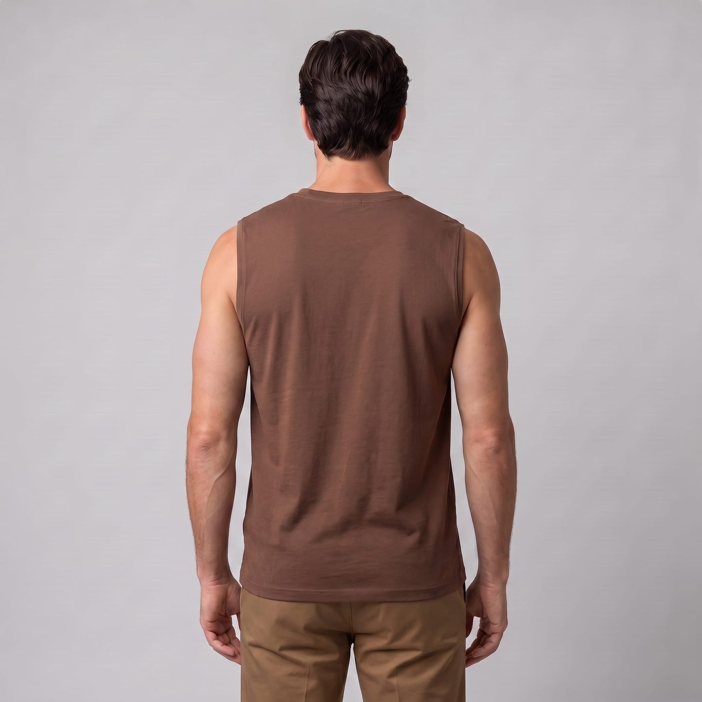 Herren Baumwoll-Tanktop mit Rundhalsausschnitt | Richard_21
