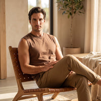 Herren Baumwoll-Tanktop mit Rundhalsausschnitt | Richard