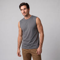 Herren Baumwoll-Tanktop mit Rundhalsausschnitt | Richard