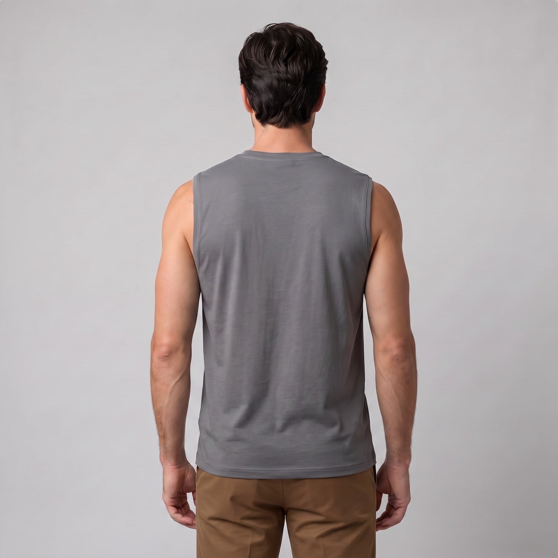 Herren Baumwoll-Tanktop mit Rundhalsausschnitt | Richard