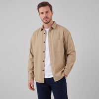 Herren Hemdjacke Oversize mit Brusttasche | Frank