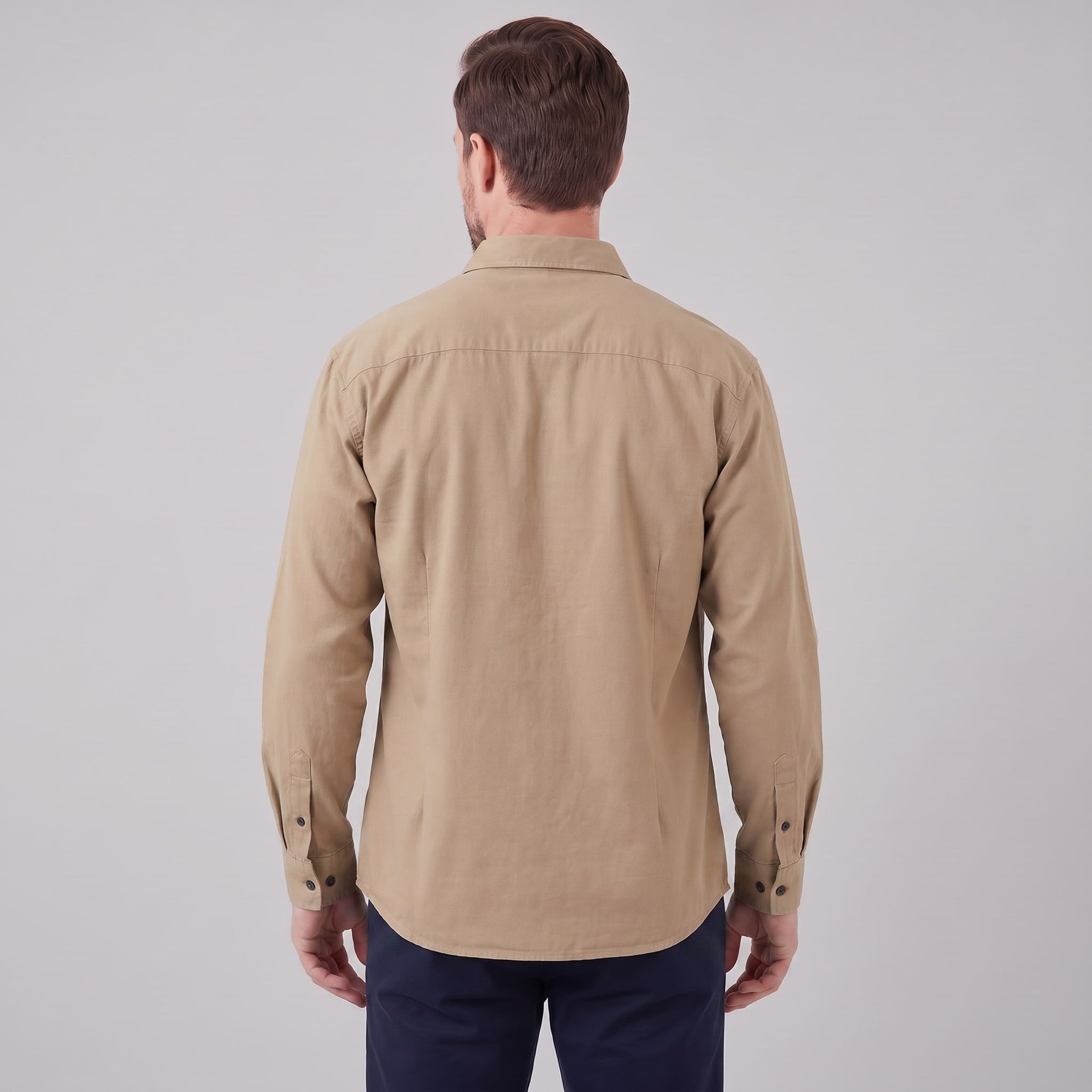 Herren Hemdjacke Oversize mit Brusttasche | Frank