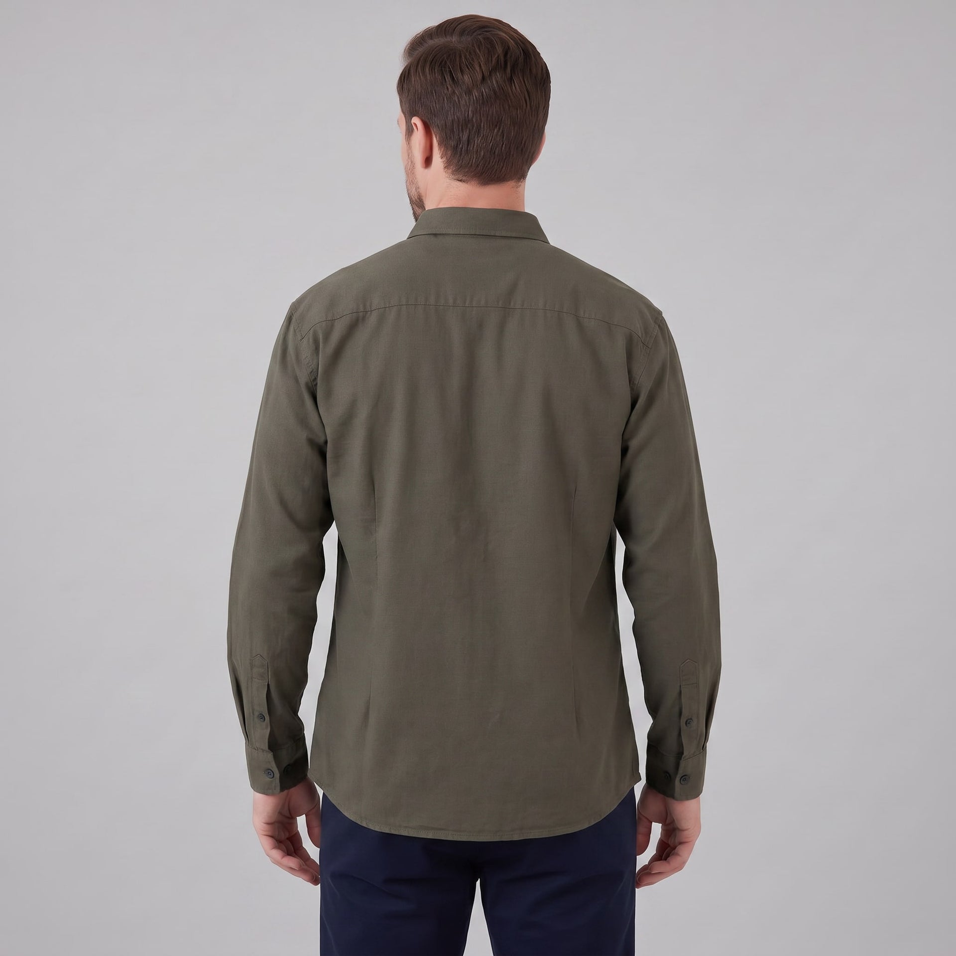 Herren Hemdjacke Oversize mit Brusttasche | Frank