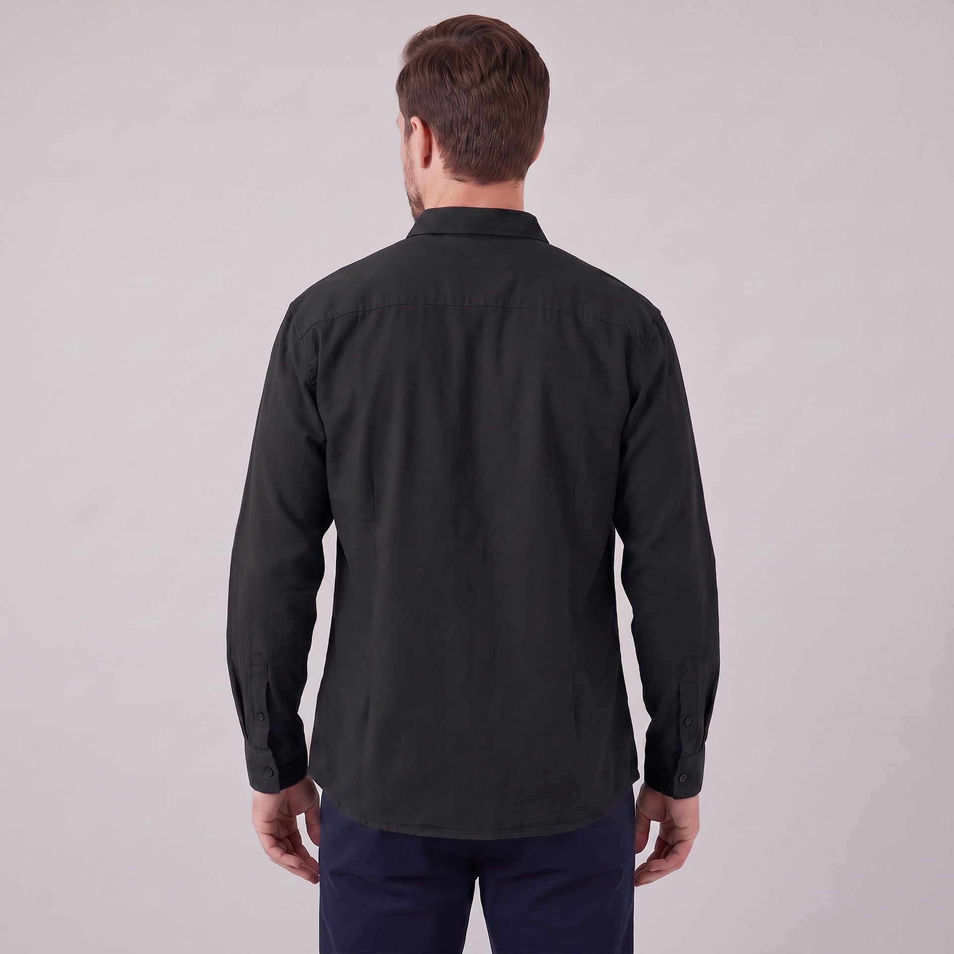 Herren Hemdjacke Oversize mit Brusttasche | Frank