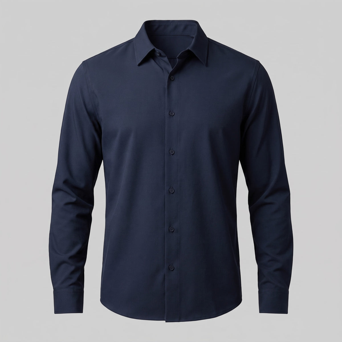 Herren Viskosehemd Overshirt mit Kentkragen | Detlef_14