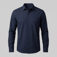 Herren Viskosehemd Overshirt mit Kentkragen | Detlef