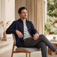 Herren Viskosehemd Overshirt mit Kentkragen | Detlef