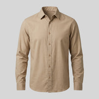 Herren Viskosehemd Overshirt mit Kentkragen | Detlef