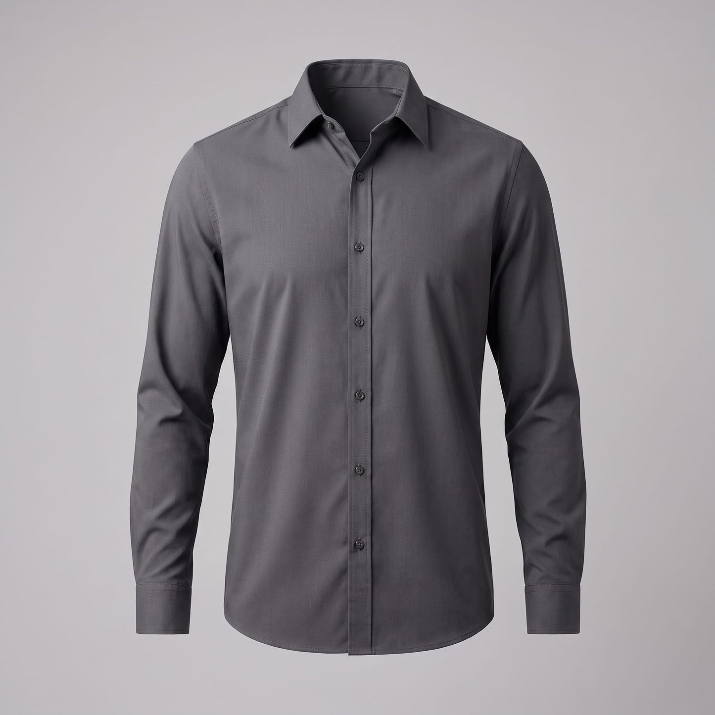 Herren Viskosehemd Overshirt mit Kentkragen | Detlef_20