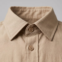 Herren Viskosehemd Overshirt mit Kentkragen | Detlef