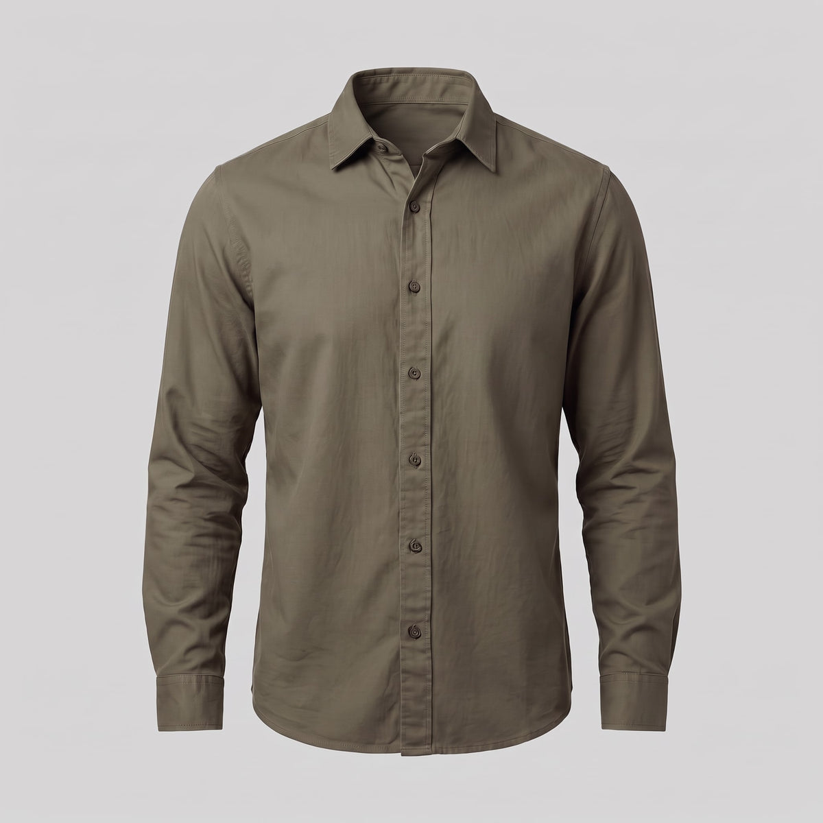 Herren Viskosehemd Overshirt mit Kentkragen | Detlef