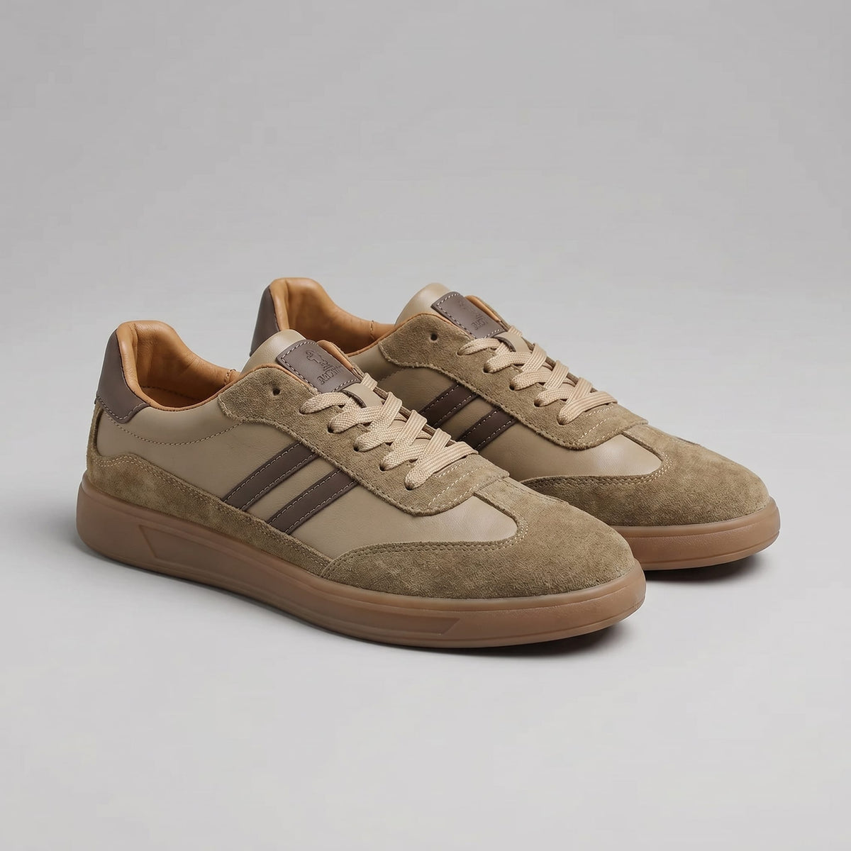 Herren Ledersneaker mit Kontraststreifen | Gebhard_8
