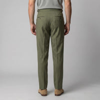 Herren Bundfaltenhose mit Aufschlag | Leon