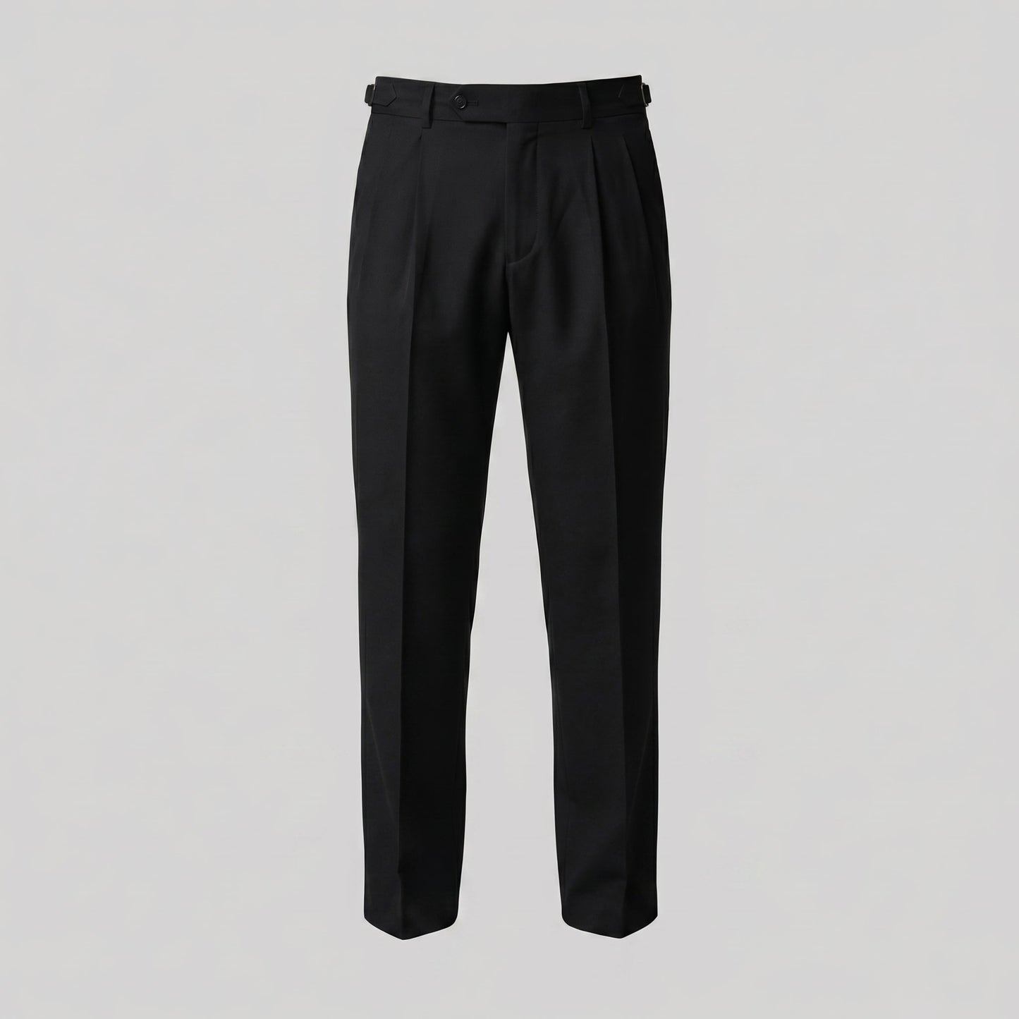 Herren Bundfaltenhose mit Aufschlag | Leon_20