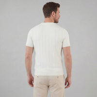 Herren Strickshirt Kurzarm mit Rippbündchen | Robin