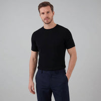 Herren Strickshirt Kurzarm mit Rippbündchen | Robin