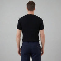 Herren Strickshirt Kurzarm mit Rippbündchen | Robin