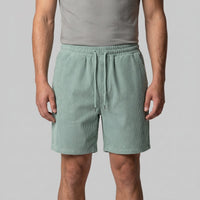 Herren Shorts in Cordoptik mit Kordelzug | Siegmund