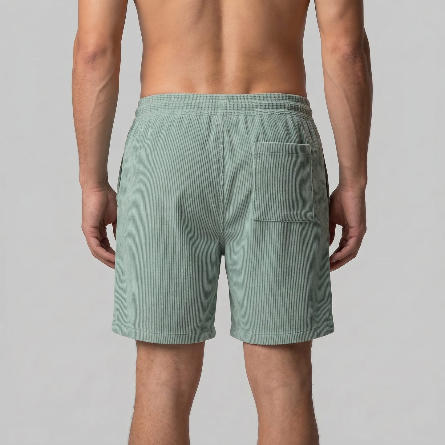 Herren Shorts in Cordoptik mit Kordelzug | Siegmund_13