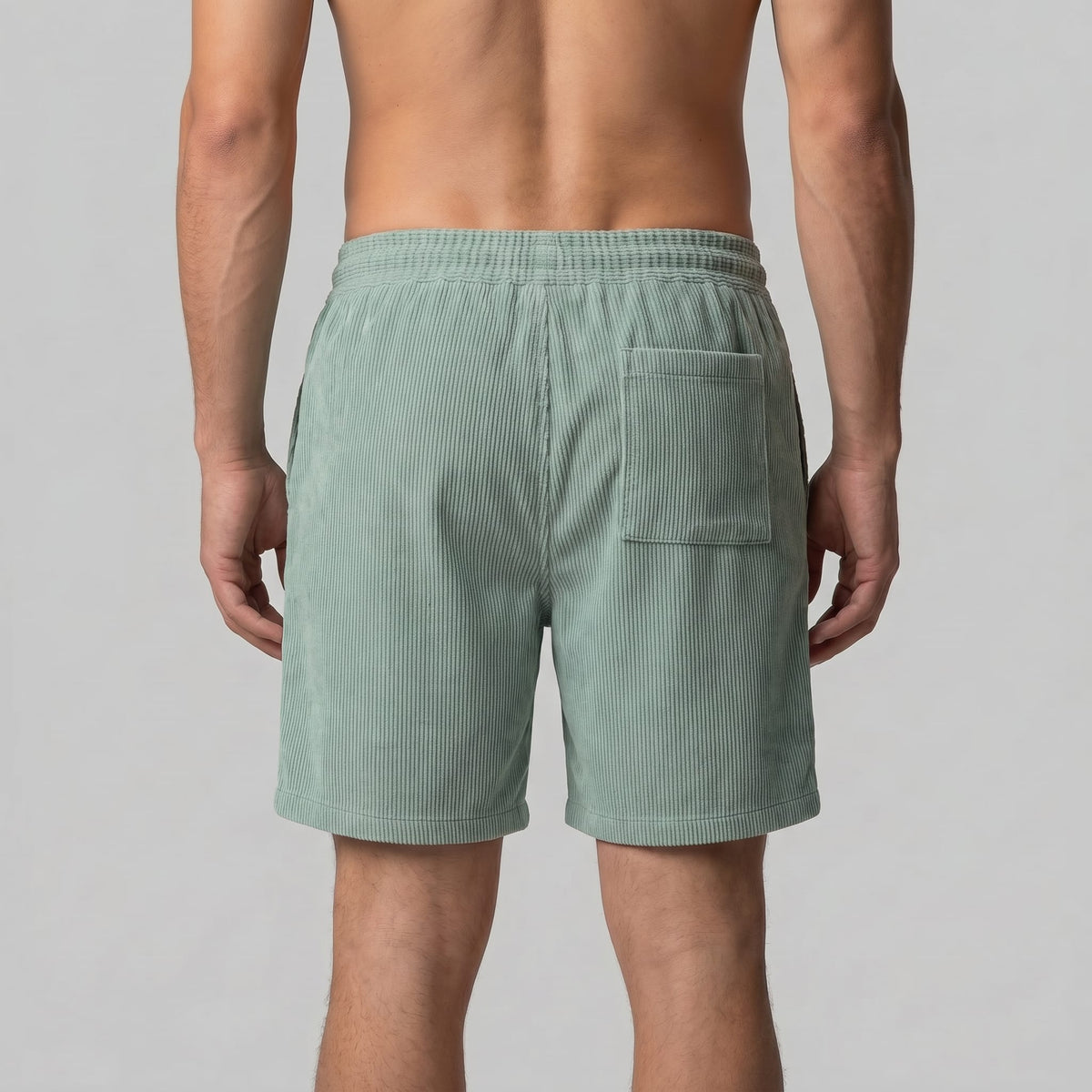 Herren Shorts in Cordoptik mit Kordelzug | Siegmund