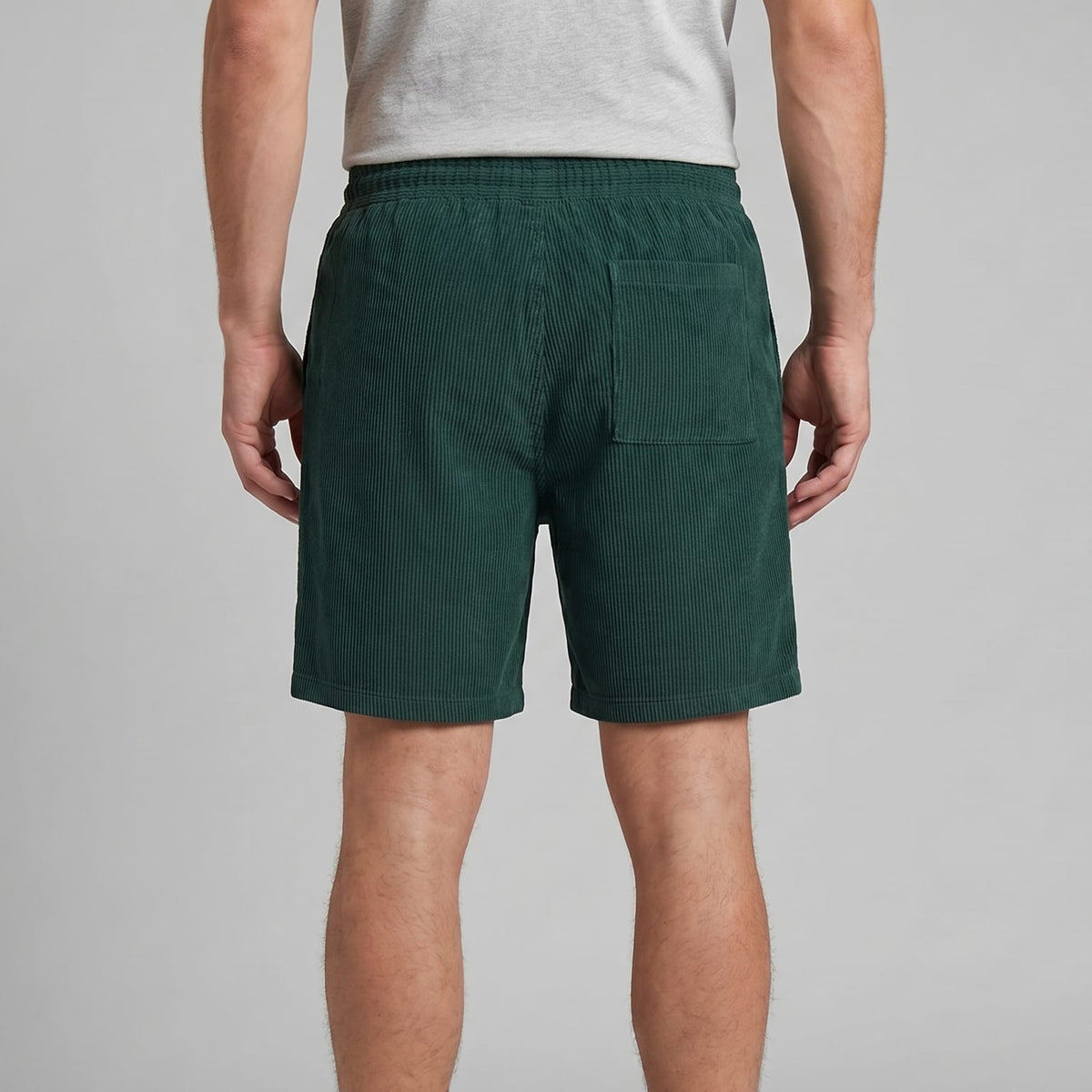 Herren Shorts in Cordoptik mit Kordelzug | Siegmund