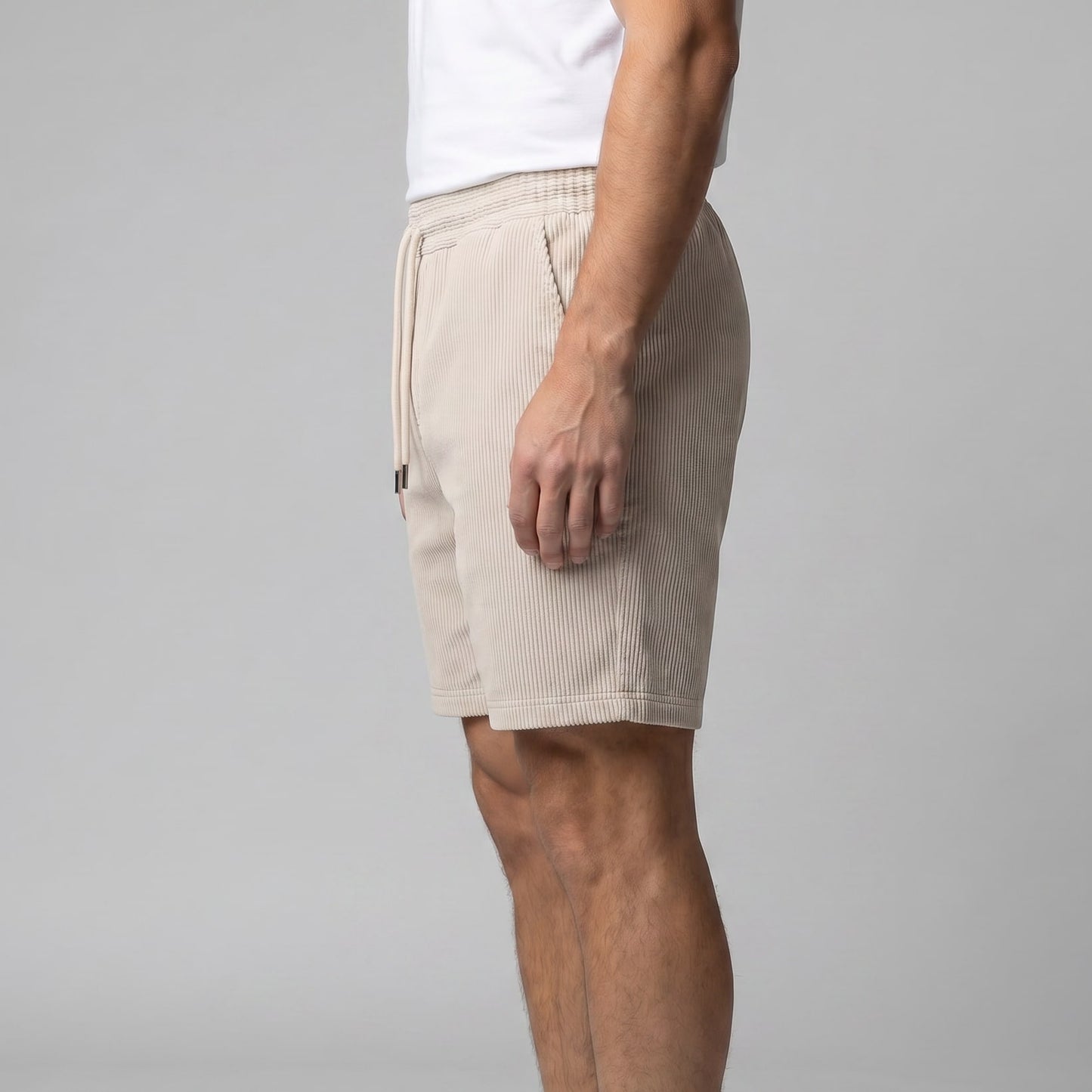 Herren Shorts in Cordoptik mit Kordelzug | Siegmund_2