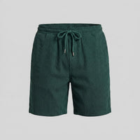 Herren Shorts in Cordoptik mit Kordelzug | Siegmund