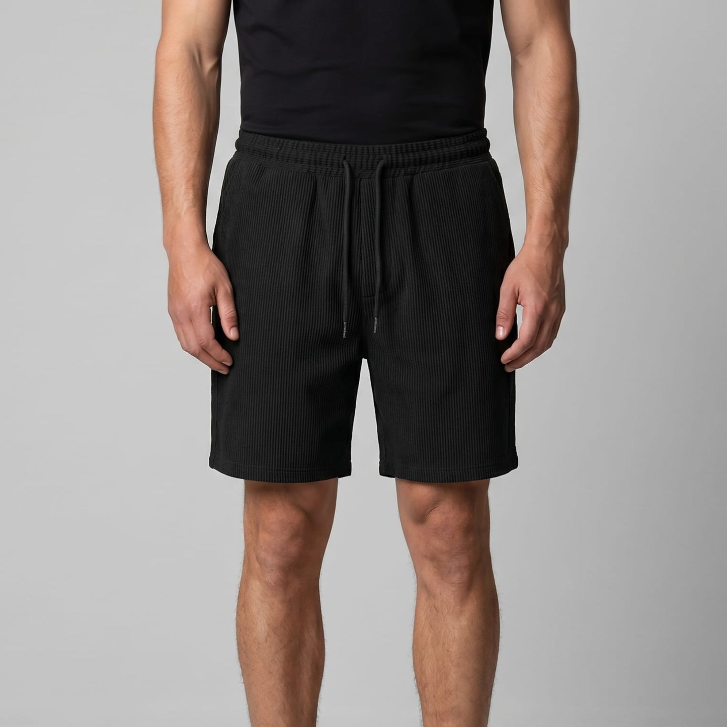 Herren Shorts in Cordoptik mit Kordelzug | Siegmund_6