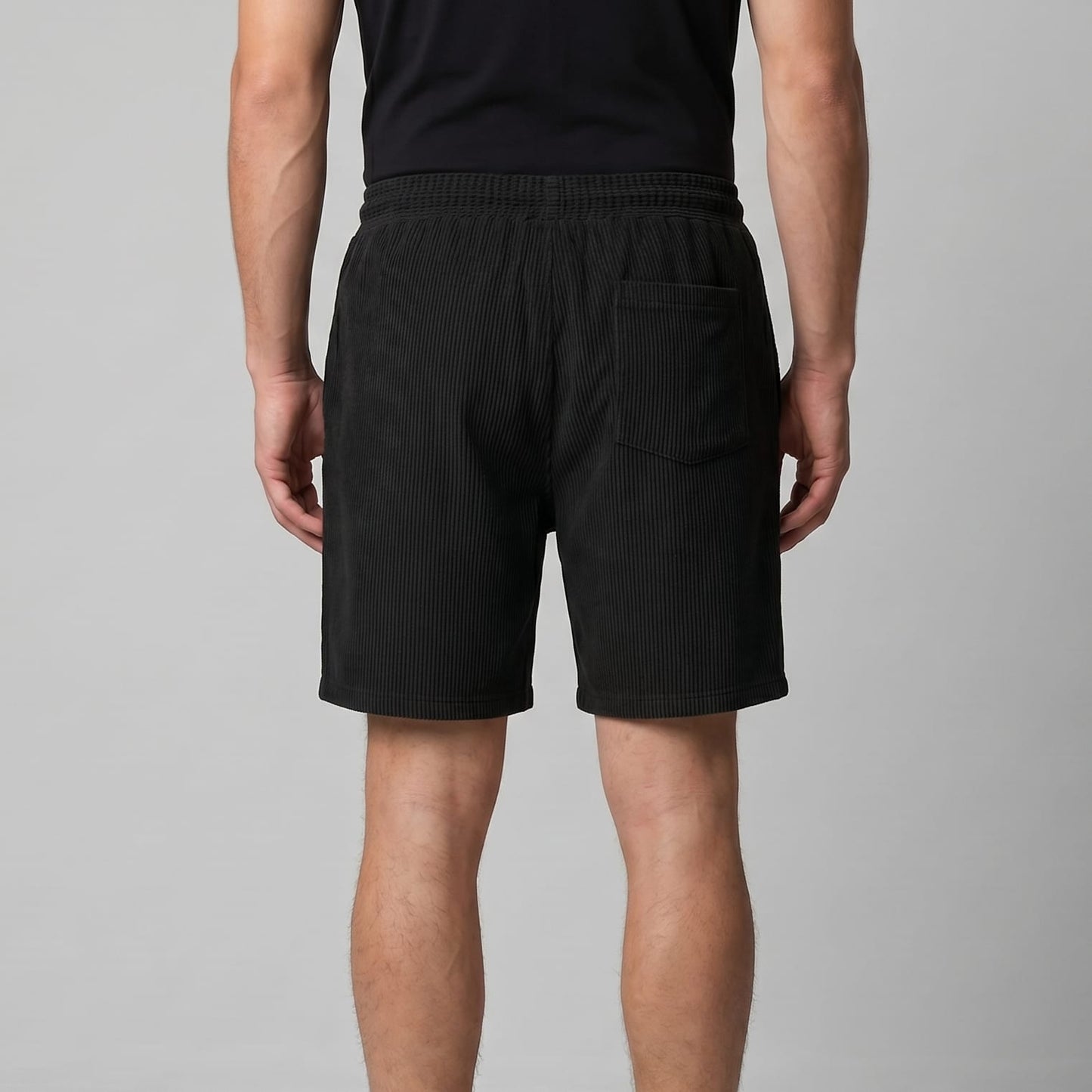 Herren Shorts in Cordoptik mit Kordelzug | Siegmund_8