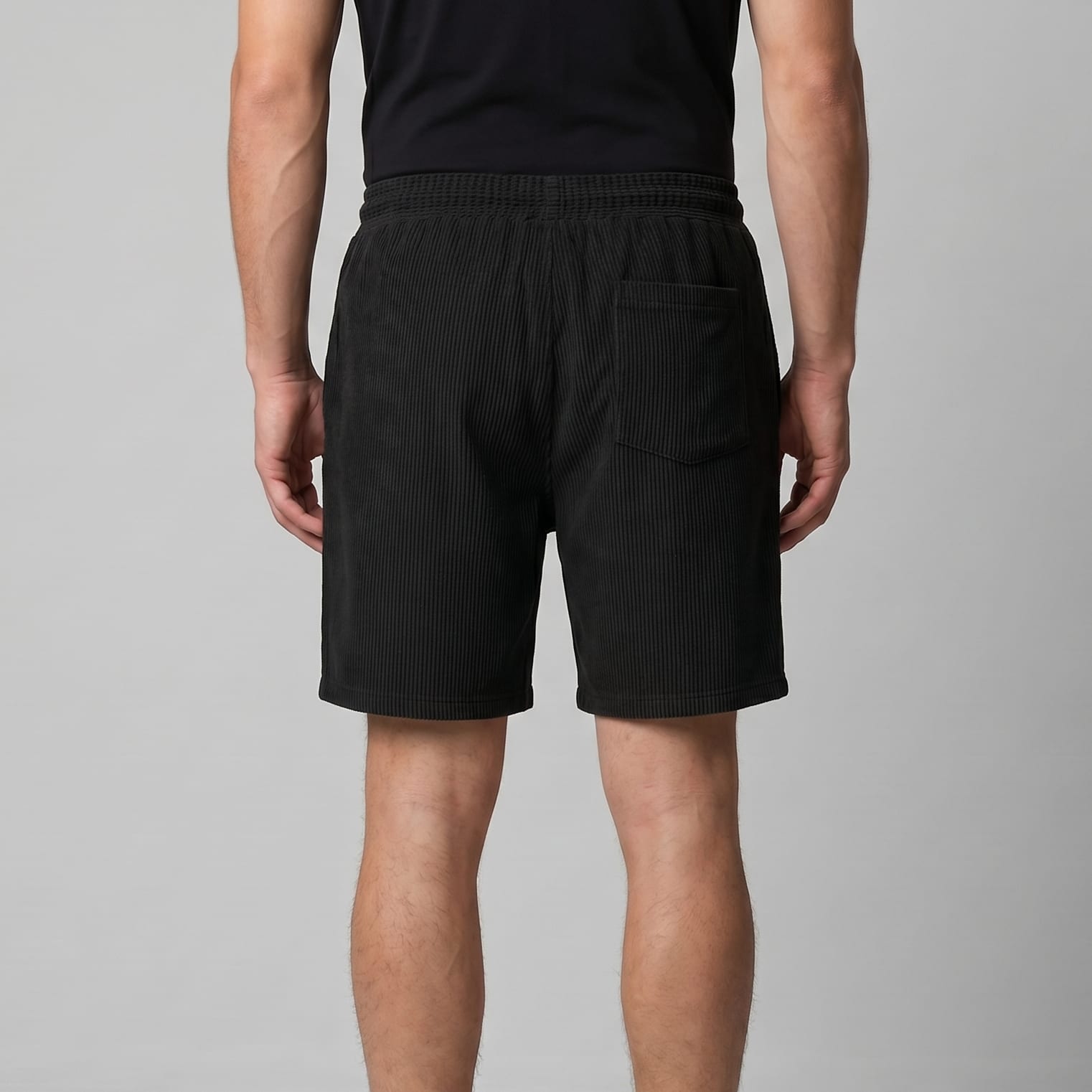 Herren Shorts in Cordoptik mit Kordelzug | Siegmund