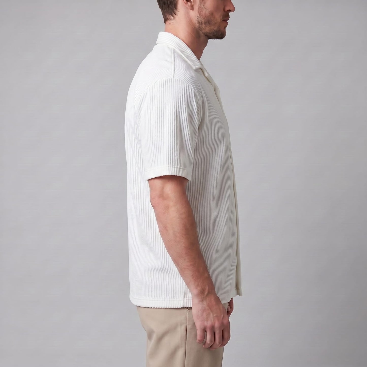 Herren Rippstrickhemd mit Kubakragen | Jakob_4