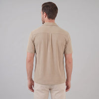 Herren Rippstrickhemd mit Kubakragen | Jakob