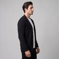 Herren Rippstrickjacke mit Reißverschluss | Stefan