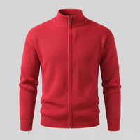 Herren Rippstrickjacke mit Reißverschluss | Stefan