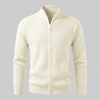 Herren Rippstrickjacke mit Reißverschluss | Stefan