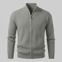 Herren Rippstrickjacke mit Reißverschluss | Stefan