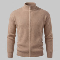 Herren Rippstrickjacke mit Reißverschluss | Stefan