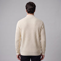 Herren Rippstrickjacke mit Reißverschluss | Stefan