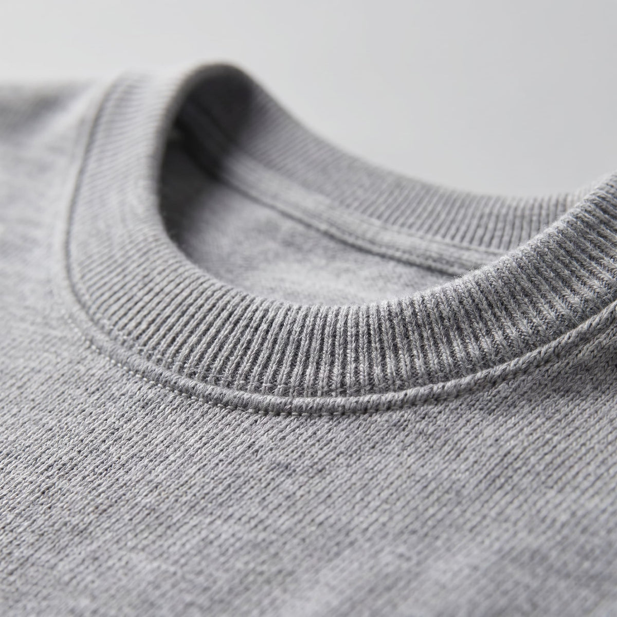 Herren Rippstrickshirt mit Rundhalsausschnitt | Helmfried