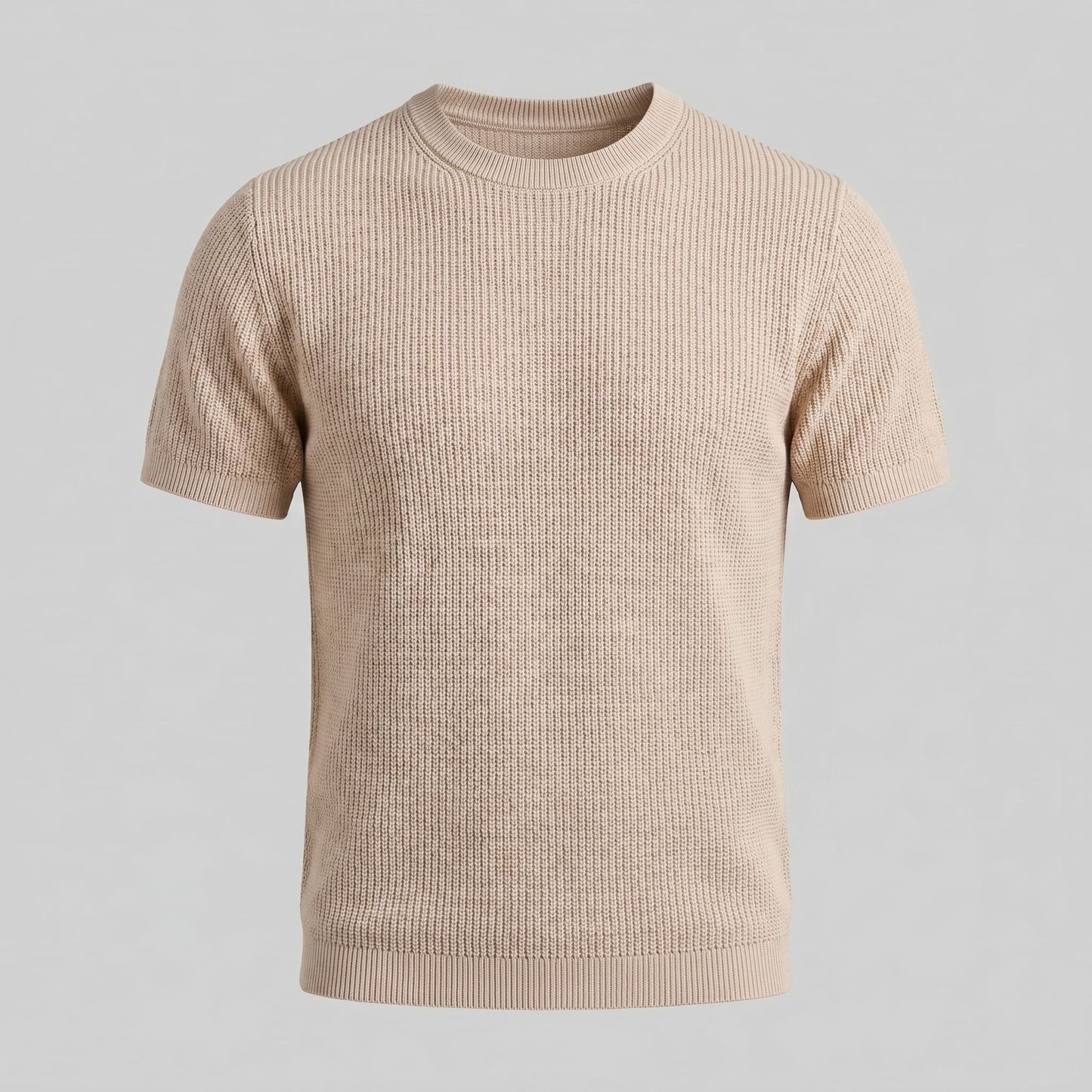 Herren Rippstrickshirt mit Rundhalsausschnitt | Helmfried_5