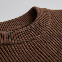 Herren Rippstrickshirt mit Rundhalsausschnitt | Helmfried