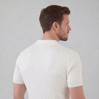 Herren Strickpolo mit V-Ausschnitt | Gerhart