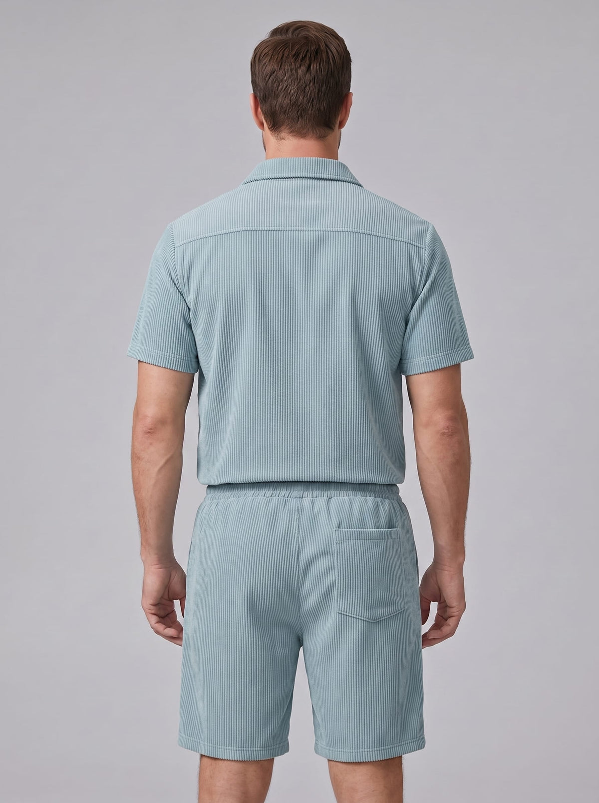 Herren Rippstrickset mit Brusttaschen | Arne