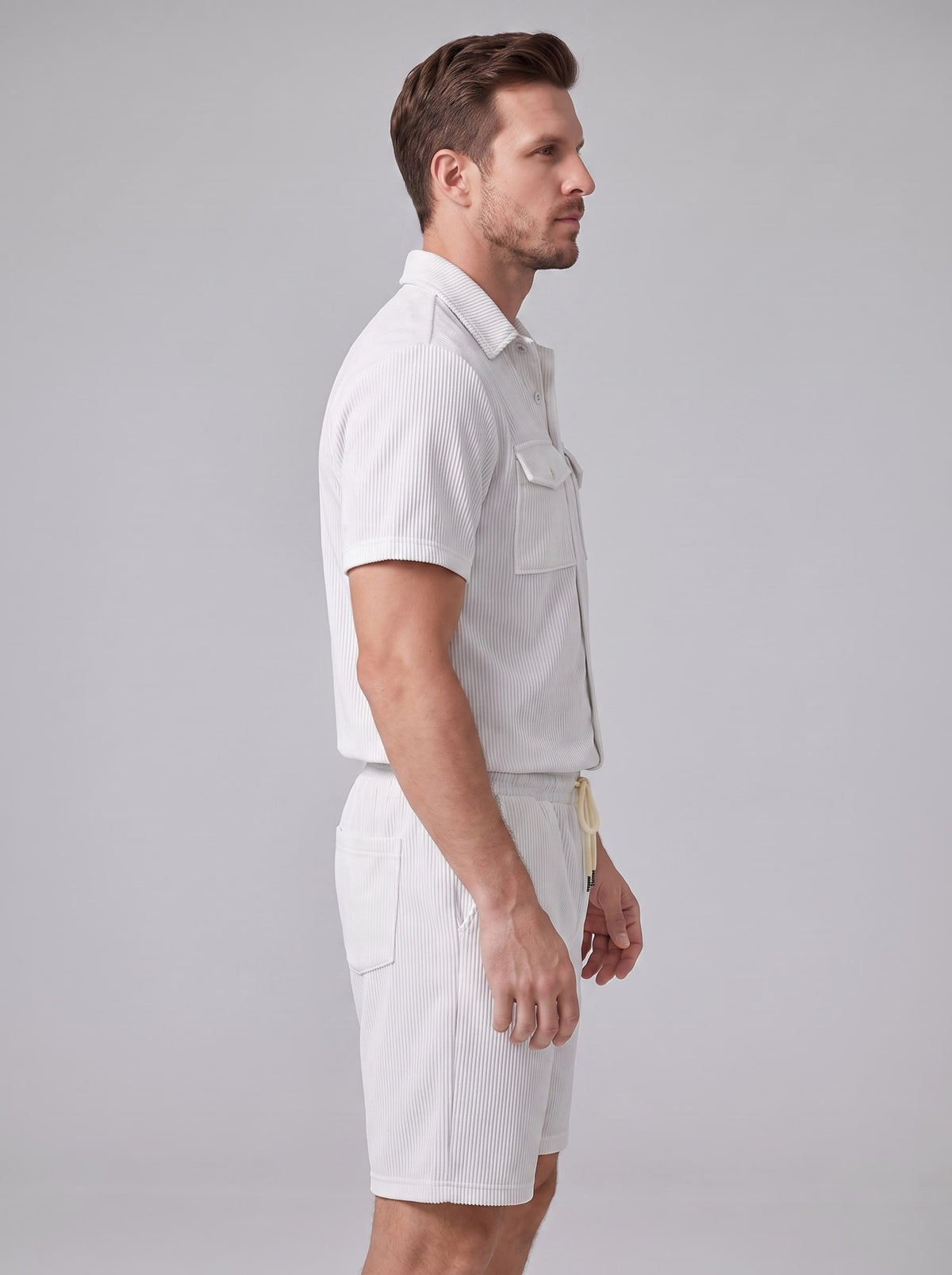Herren Rippstrickset mit Brusttaschen | Arne_4